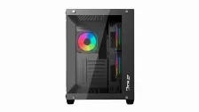 Gabinete Ocelot Gaming A-cube 1 Pc, Soporta Atx, Itx, Micro Atx, 7 Ranuras De Expansión, Color Negro, Ventana Lateral Si, Fuente De Alimentación No, 1 X Usb 3.2, 2 X Usb 2.0